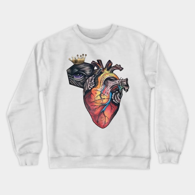 heart tattoo Crewneck Sweatshirt by GAGO5